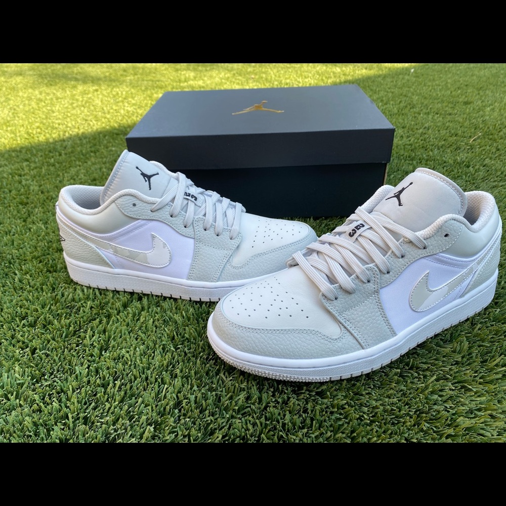 Jordan 1 low white camo